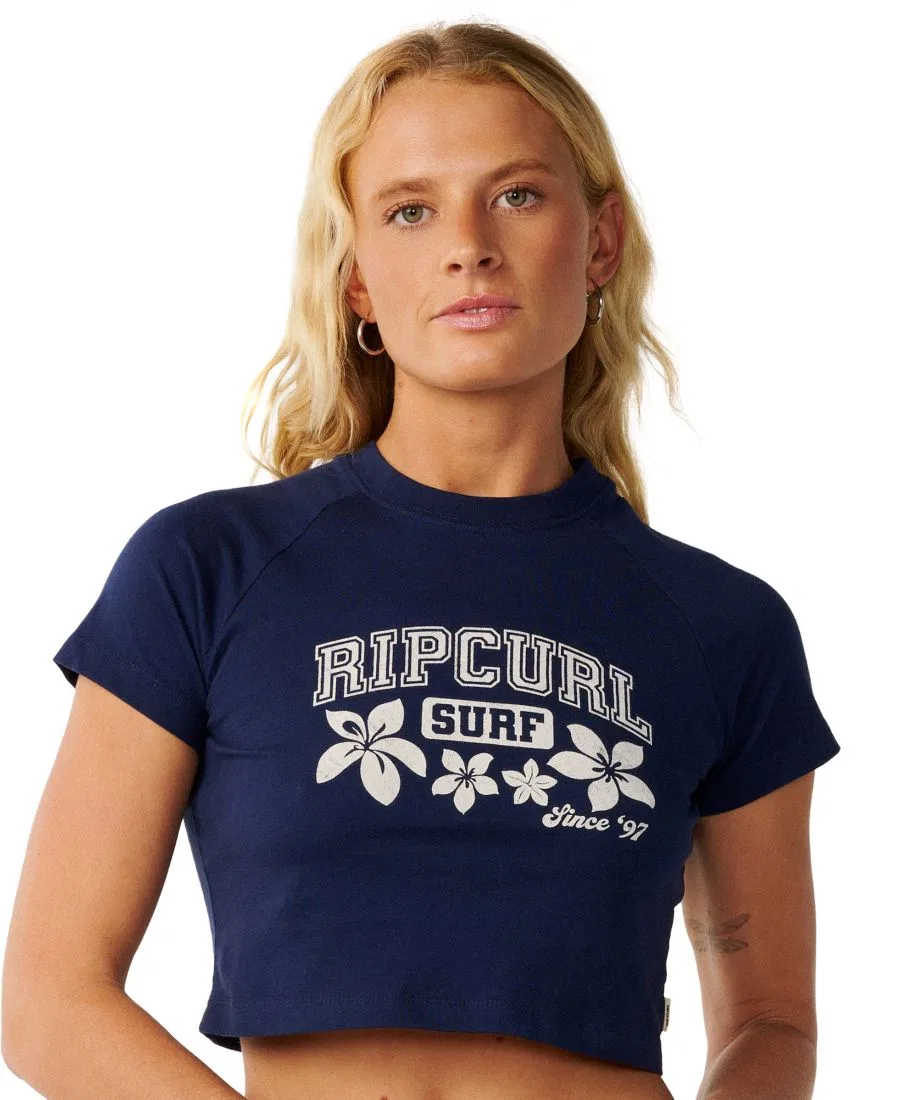 Футболка женская с коротким рукавом, модель Retro Swell Rip Curl, Navy