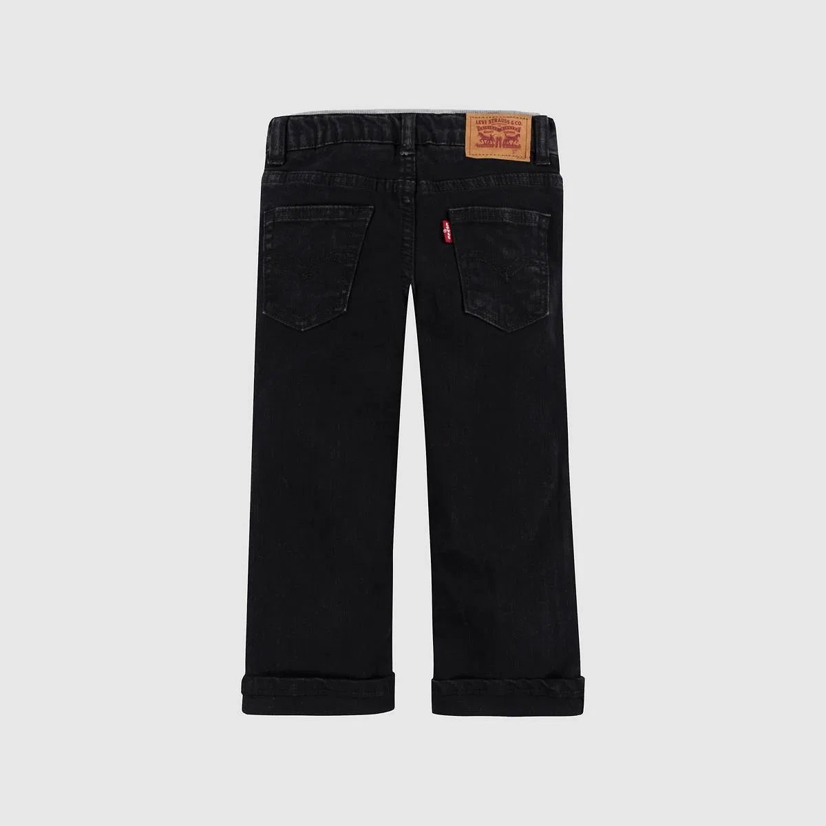 Детские штанишки Murphy на резинке для мальчиков 2-4 лет Levi's, Black Stretch - Dark Wash — фото 2