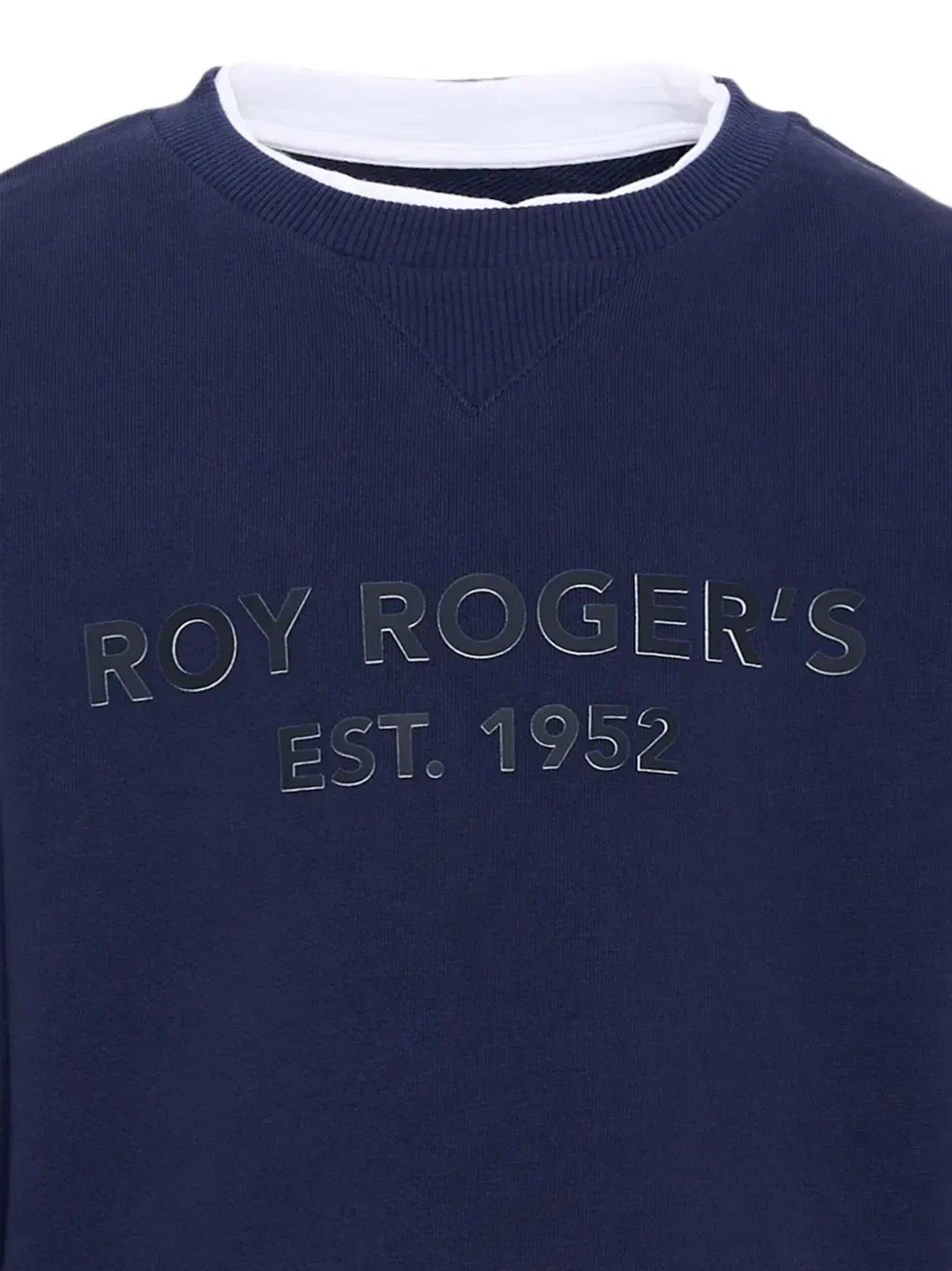 Свитшот с логотипом и контрастной отделкой Roy Rogers Kids, синий — фото 4