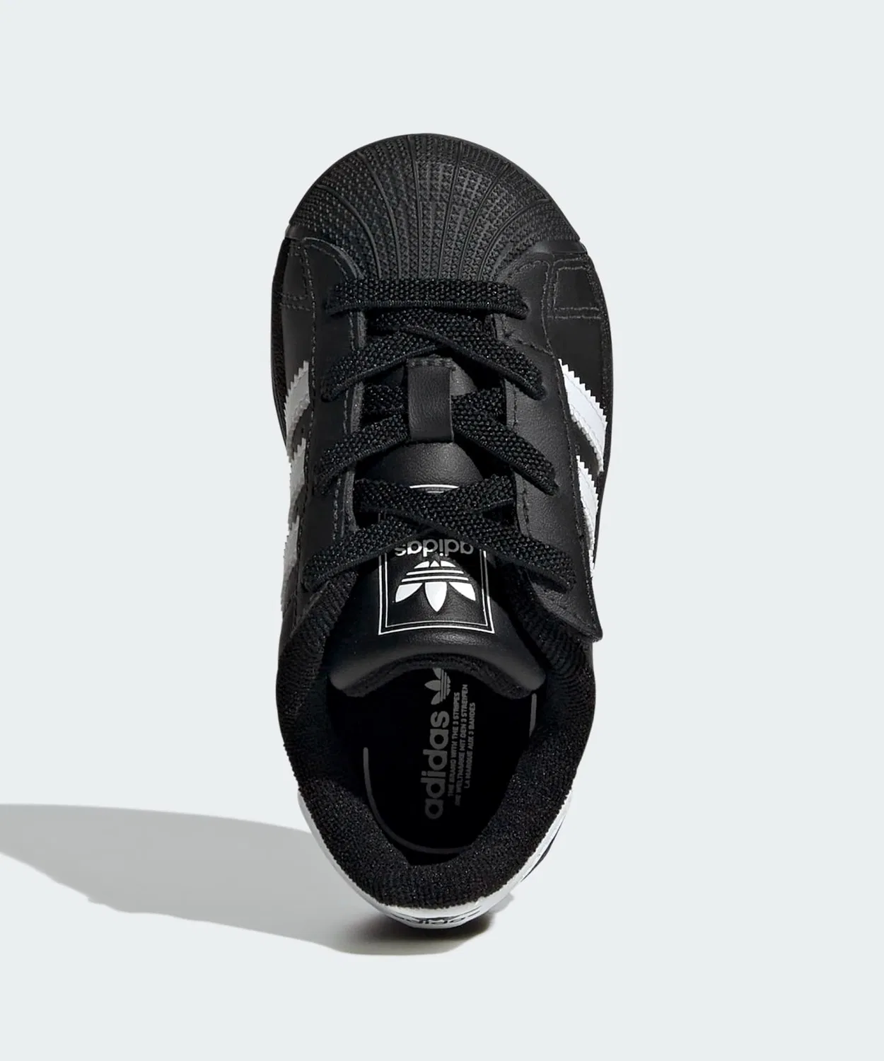 Детские кроссовки с эластичными шнурками Superstar II Comfort Closure Elastic Lace Shoes Kids Adidas, Black — фото 2