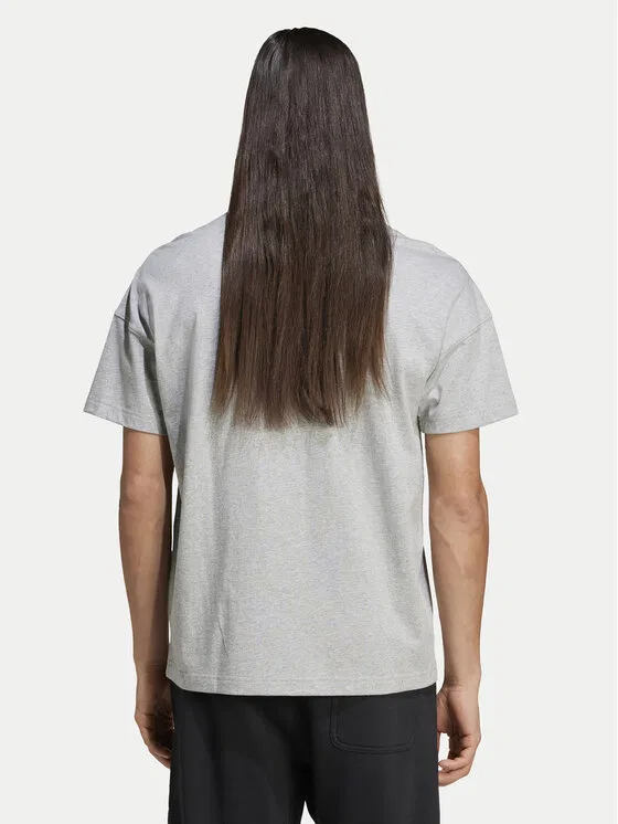 Футболка loose fit Adidas, серый — фото 3