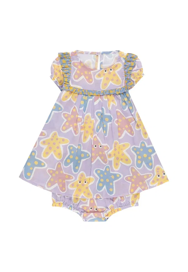 Комплект с принтом Set - day dress Stella Mccartney Kids, viola, фиалковый