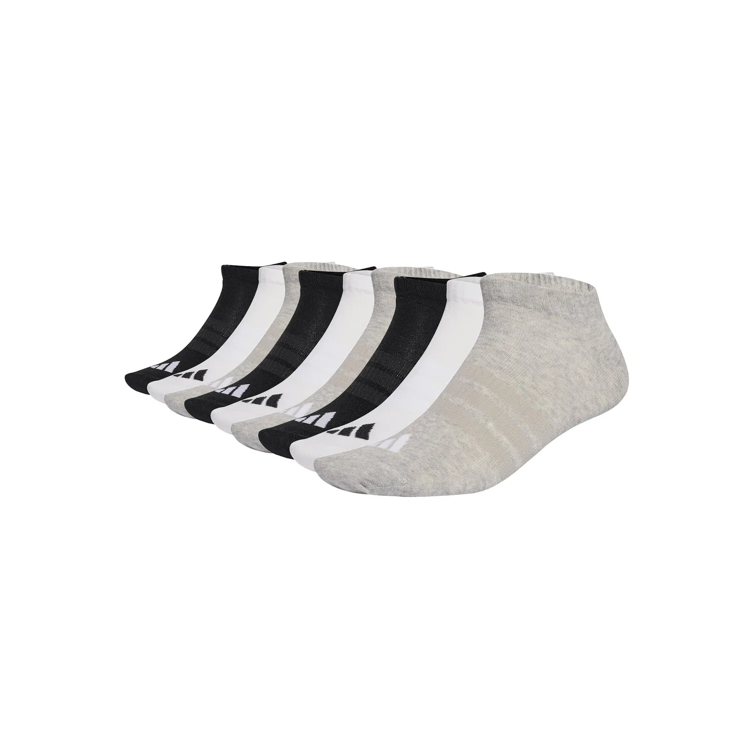 Мужские низкие носки Thin & Light Sportswear Adidas Originals, Black/Grey/White