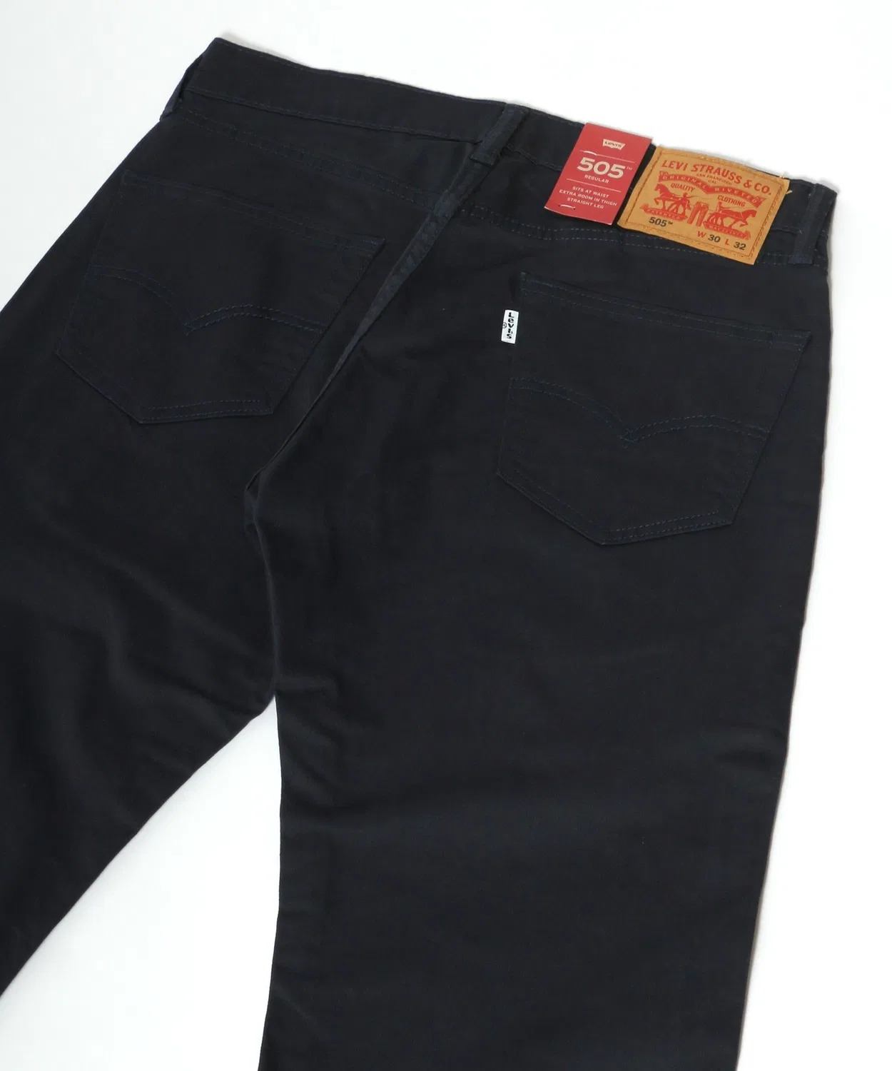 Мужские джинсы regular straight с stretch-эффектом 505 Levi's, Slub Navy