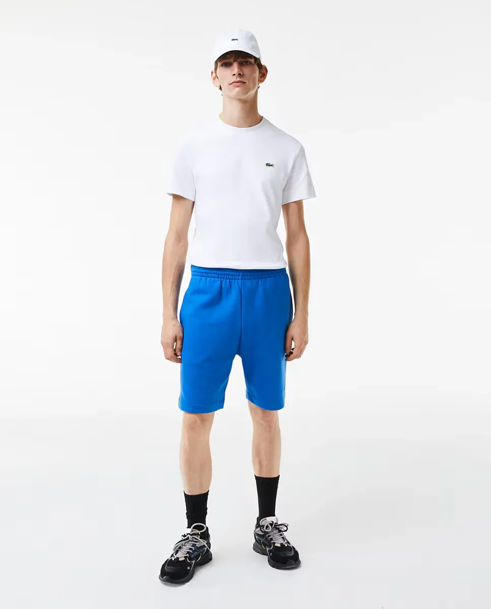 Мужская футболка с коротким рукавом из органического хлопка Lacoste, Белая