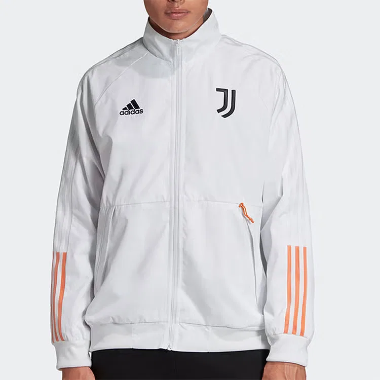 Куртка спортивная тренировочная Juventus Adidas, белая — фото 3