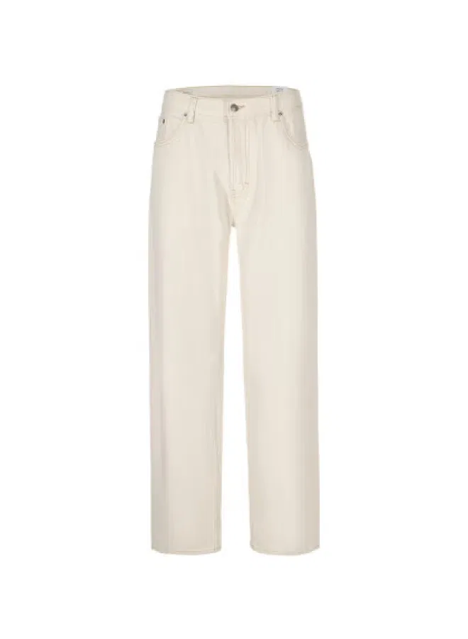 Джинсы классические хлопковые Zara, белый
