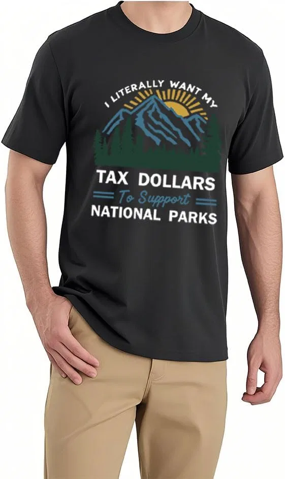Женская футболка с надписью National Parks Unisex T-Shirts, White — фото 3