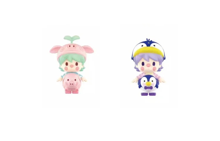 

Фигурка Pop Mart Sweet Beans Animal Baby Collection, Piglet + Penguin
