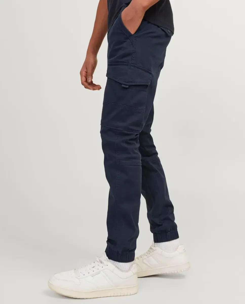 Детские штаны карго для мальчиков Jack & Jones, Azul Marino — фото 4