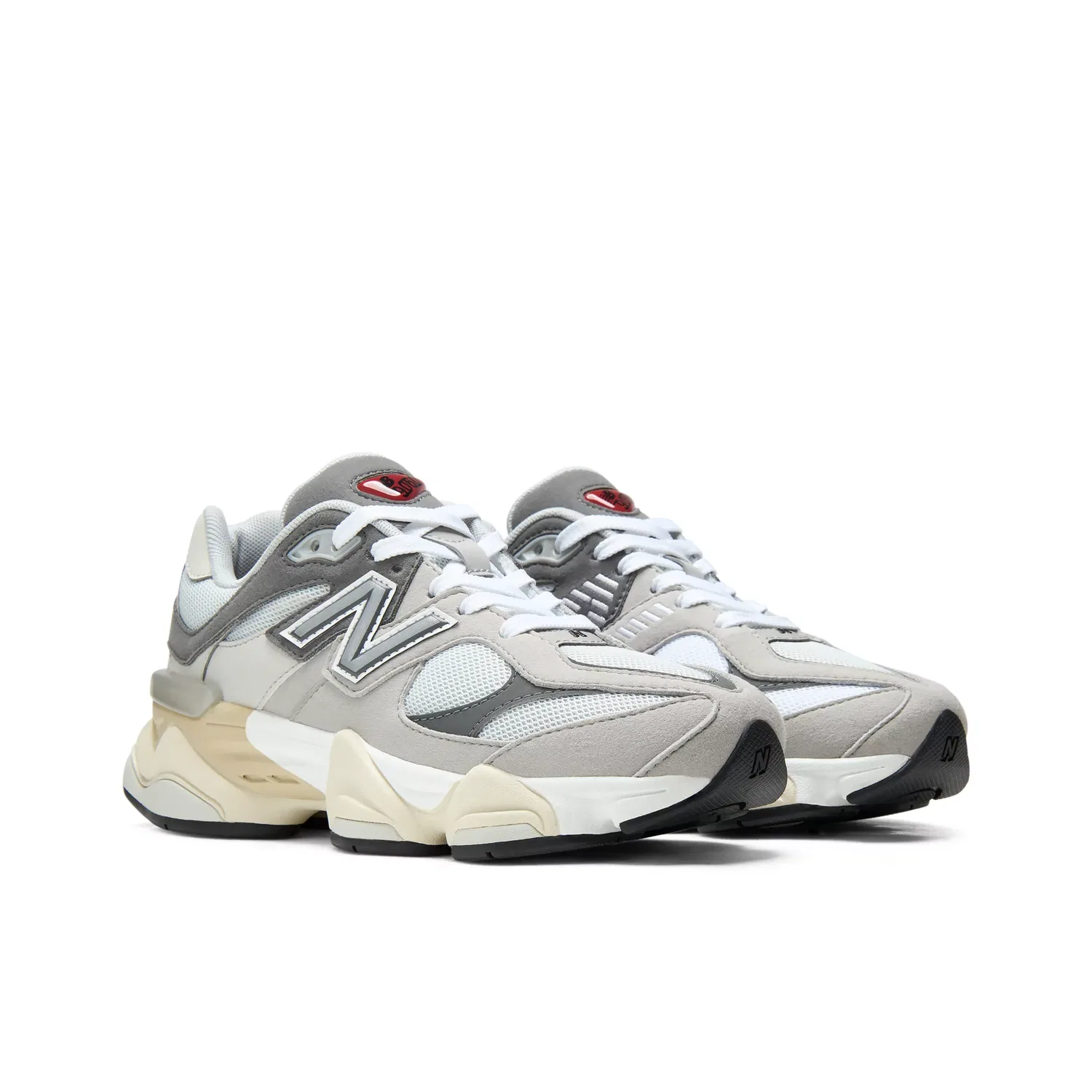 Детские кроссовки на шнуровке New Balance 9060 Lace, Raincloud With Castlerock — фото 2