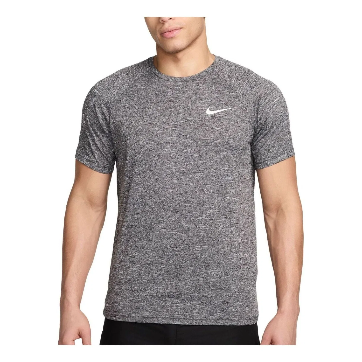 Мужская футболка Swim Hydroguard Essential Dri-FIT UV T-Shirt 'Black' Nike, черный