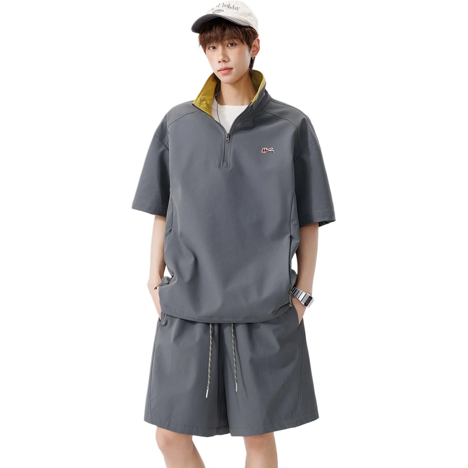 Детский спортивный комплект Gull Gray (Two-Piece Set DIY Badge) WARRIOR