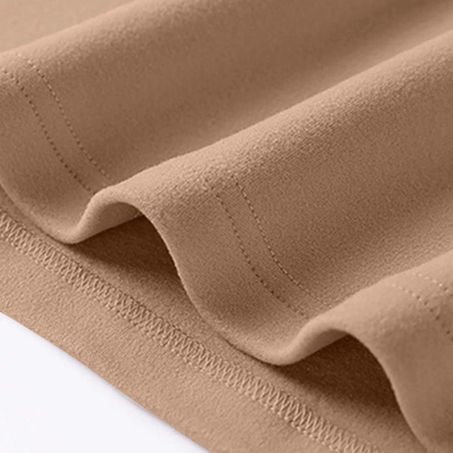 Женская термофутболка с начесом, Crewneck, Khaki — фото 3
