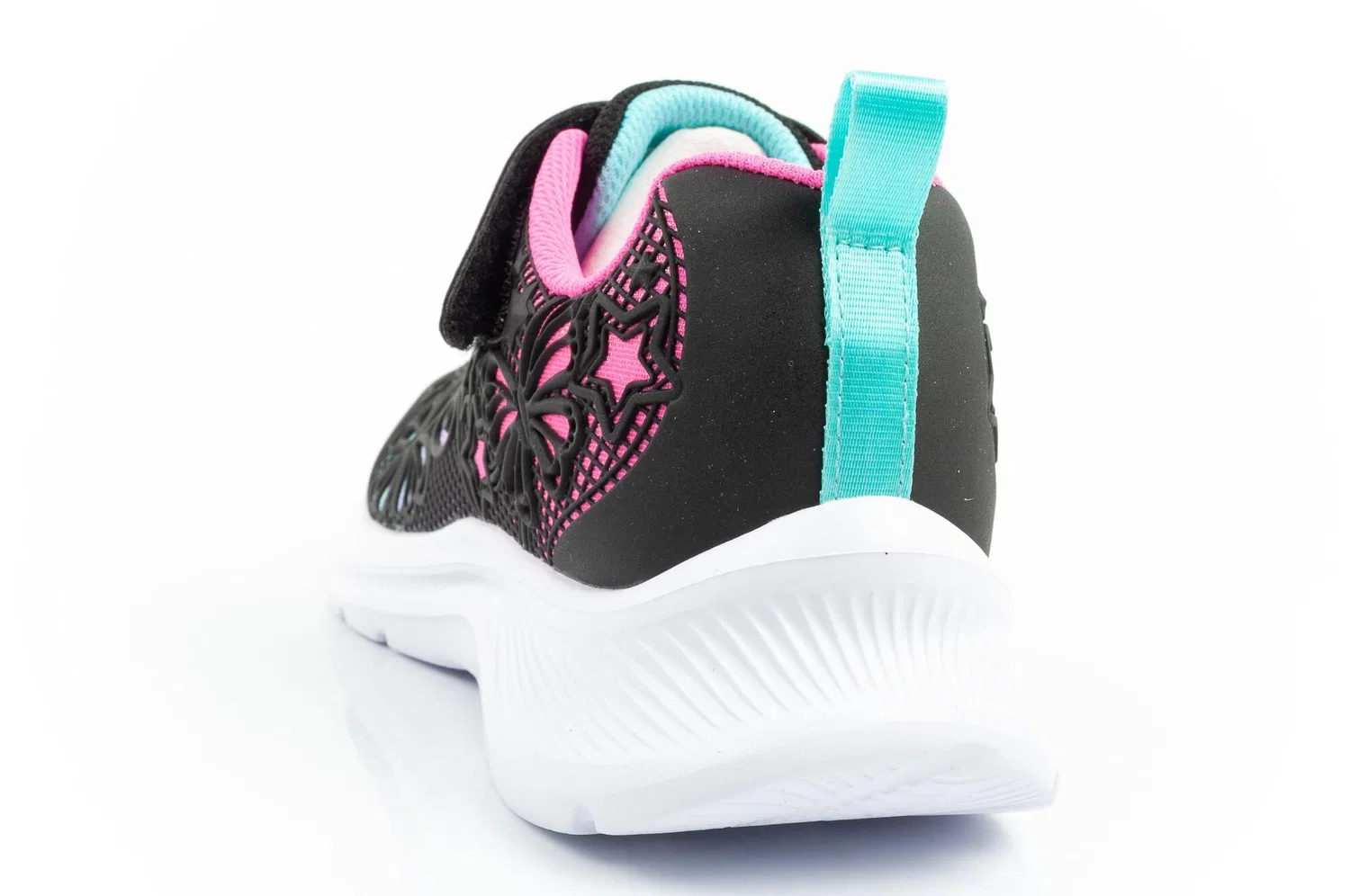 Детские спортивные кроссовки для девочек Jumpsters Skechers, Schwarz Bunt — фото 3