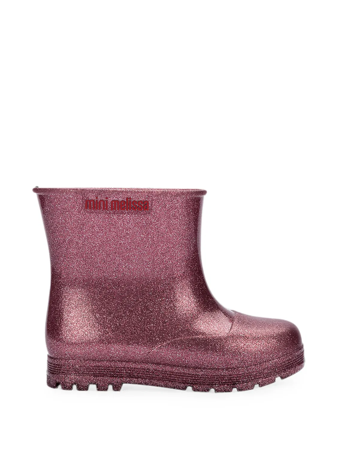 Ботинки с блестками Mini Melissa, розовый
