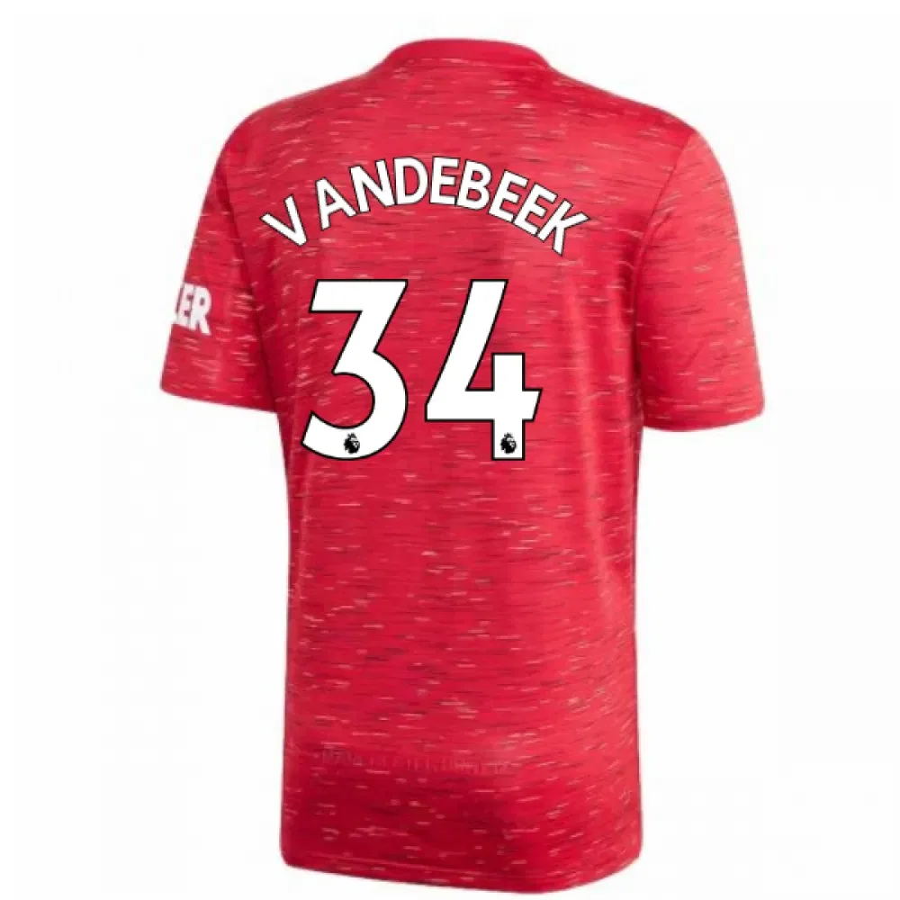 Футбольная футболка Manchester United Adidas 2020-2021 Manchester United Fc, красный