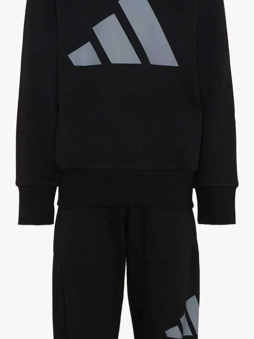 Спортивный костюм с логотипом adidas Kids, черный — фото 3