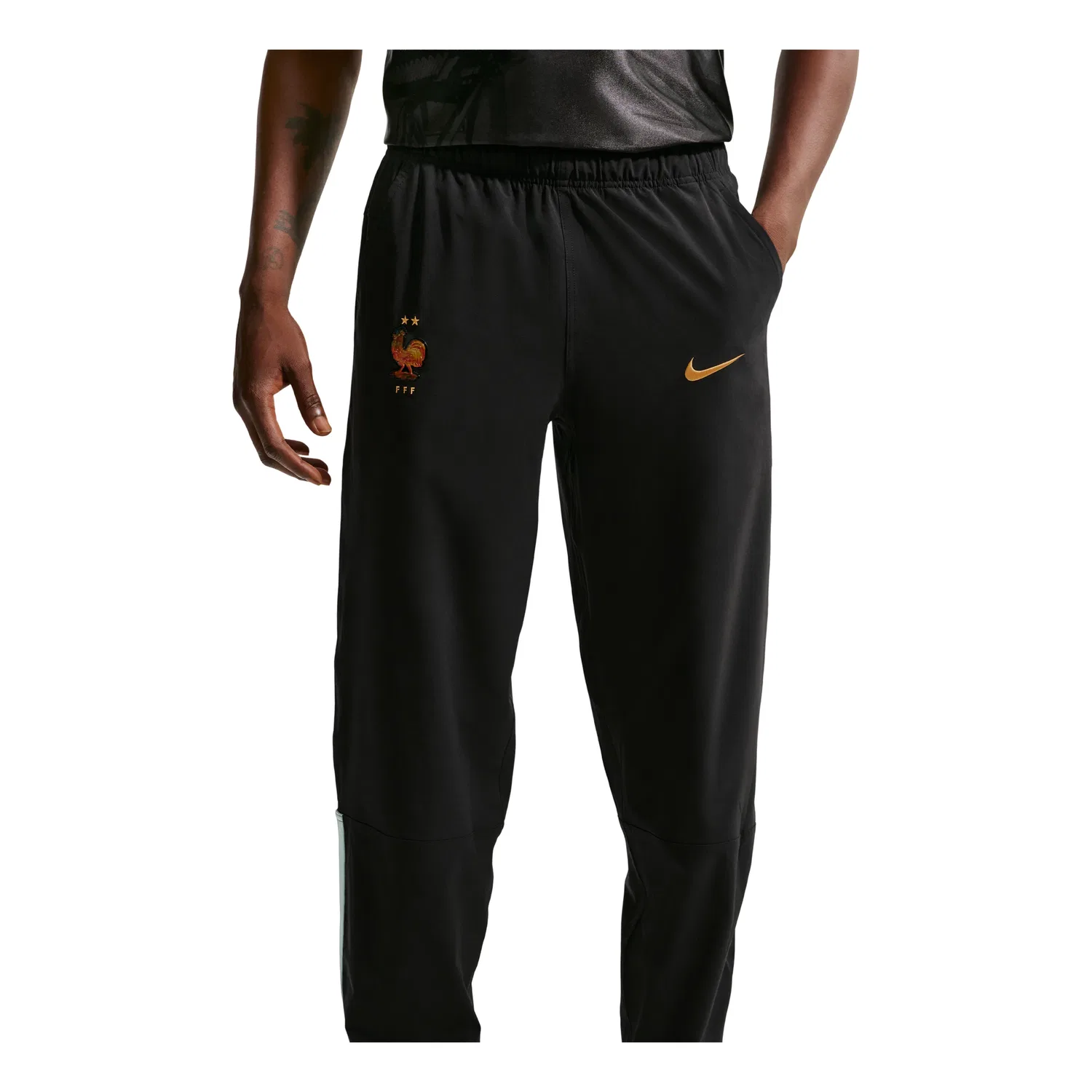 Мужские штаны с принтом FFF Energy Dri-FIT Woven Nike, черный