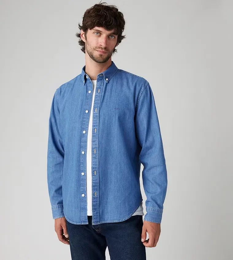 Рубашка с пуговицами классическая Authentic Levi'S, синий