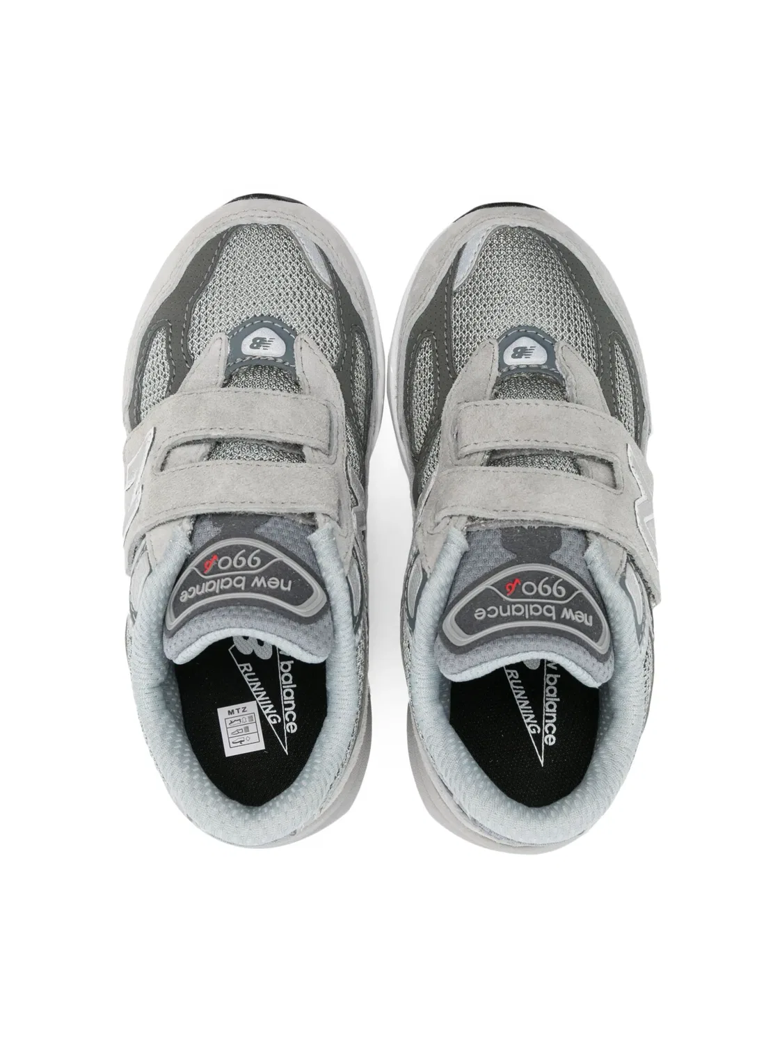Кроссовки с застежкой на липучке New Balance, серый — фото 2
