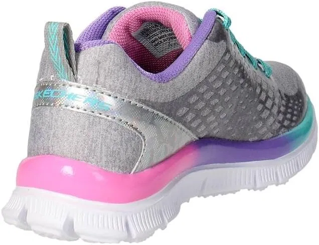 Детские кроссовки для девочек Skech Appeal Skechers, Silver/Multi — фото 4