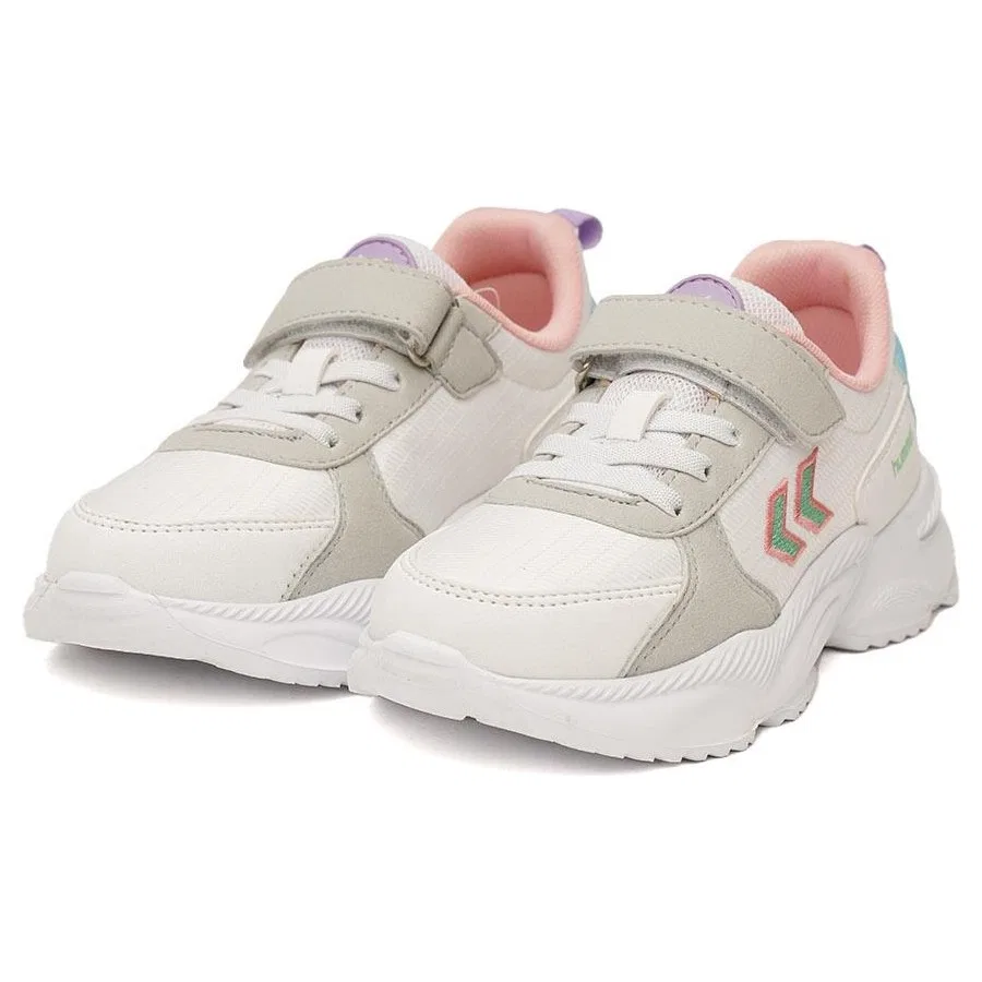 Кроссовки детские с дышащим верхом Hml Lex Jr. Hummel, Белый — фото 4