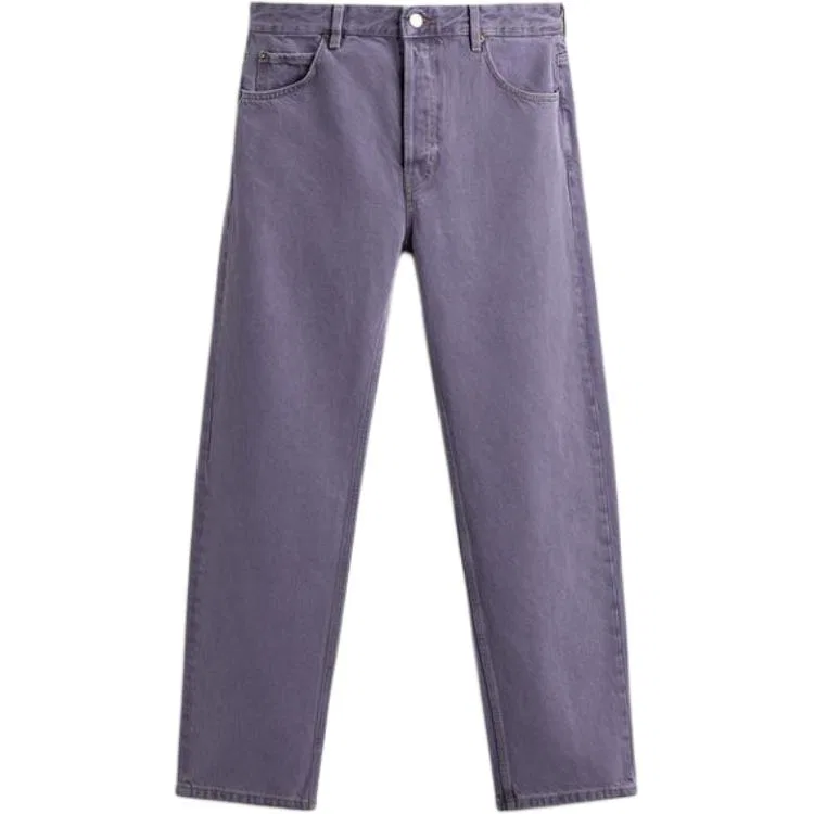 Джинсы прямого кроя ZARA, Dark Purple