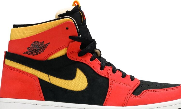 Кроссовки Air Jordan 1 High Zoom Comfort Chile Red, красный — фото 2