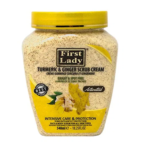 Скраб-крем для лица и тела First Lady, 540 мл, Turmeric & Ginger