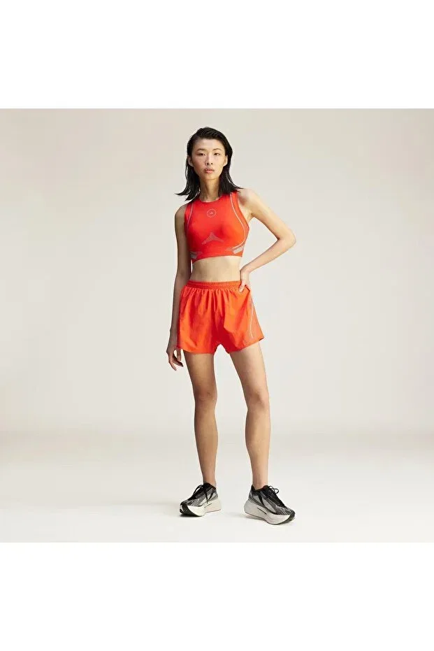 Женская футболка из полиэстера Adidas, Orange — фото 3