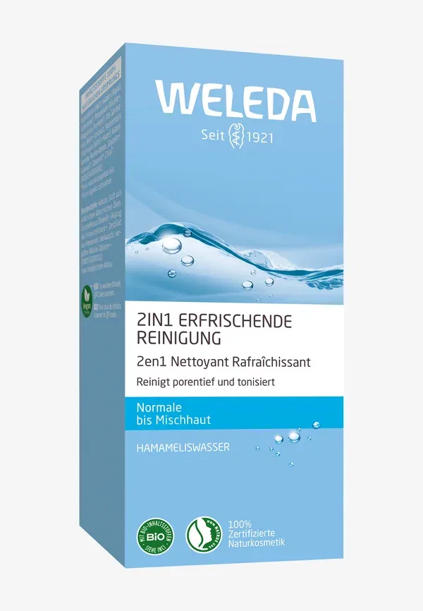 Тоник для лица, для всех типов кожи, 2In1 refreshing cleansing - toner Weleda 100 мл — фото 3