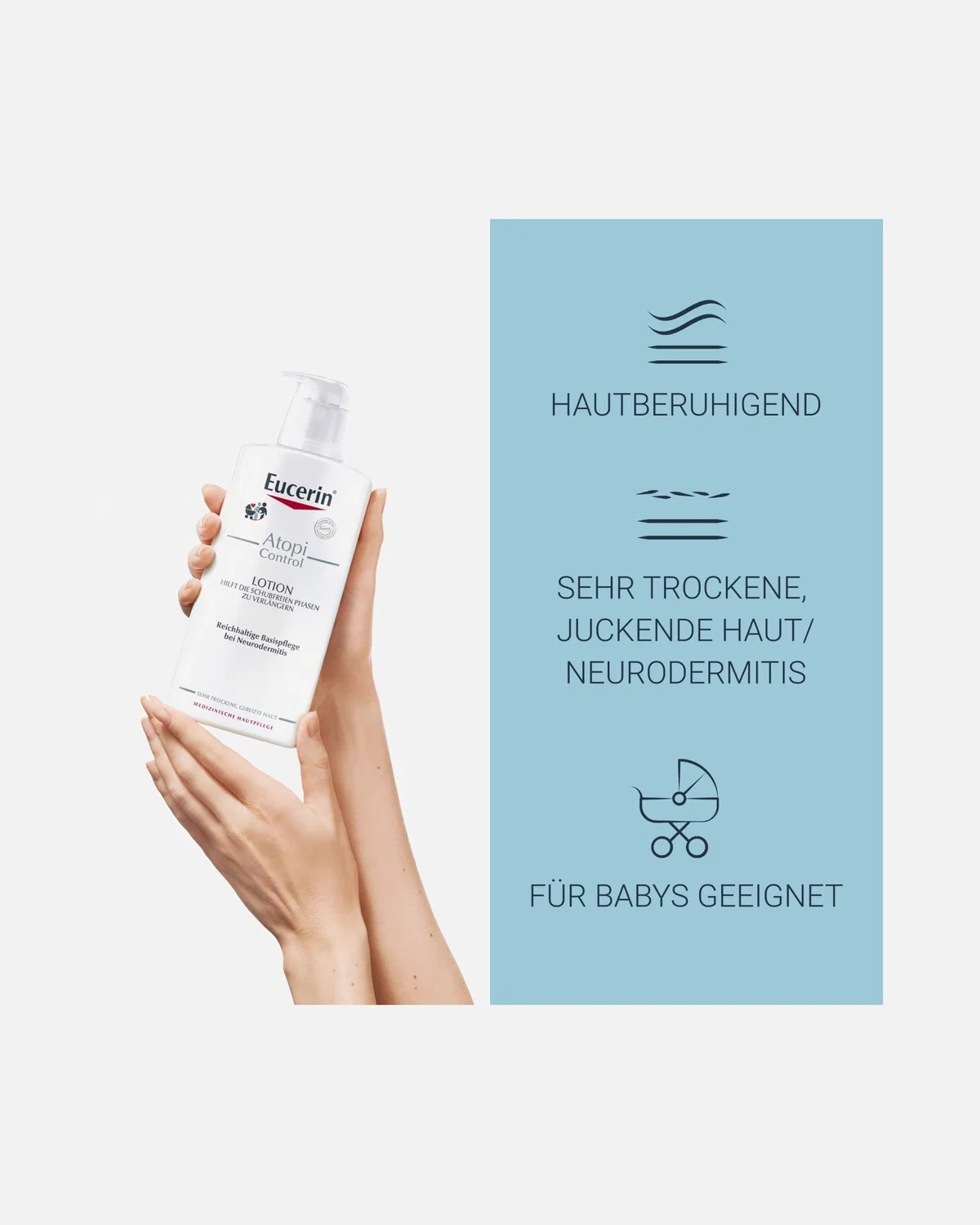 Лосьон для тела atopicontrol лосьон Eucerin, 400 Ml — фото 3