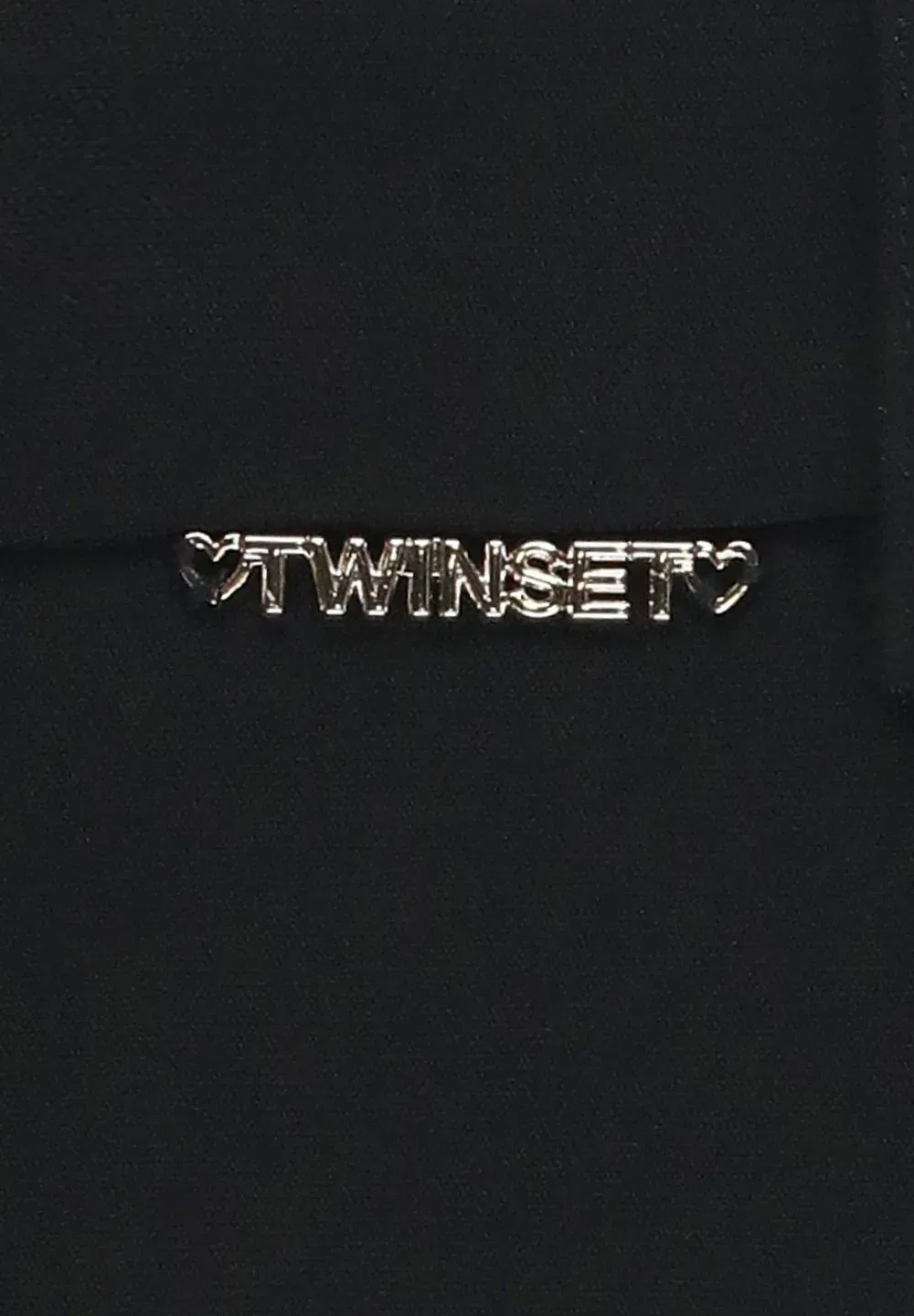 Шорты Bermuda con logo Twinset, Nero — фото 3
