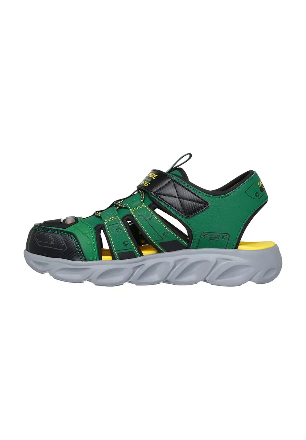 Сандалии John Deere Hypno-Splash для ходьбы Skechers, Green Black Yellow
