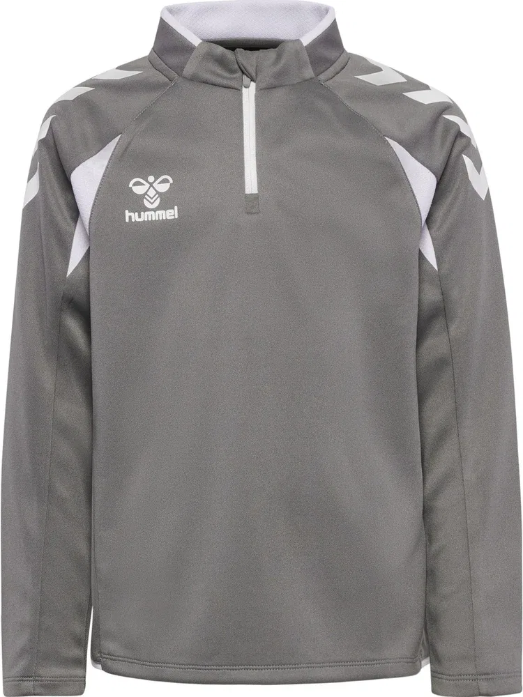 Детская тренировочная куртка с длинным рукавом Core 2.0 Half Zip Hummel, серый — фото 2