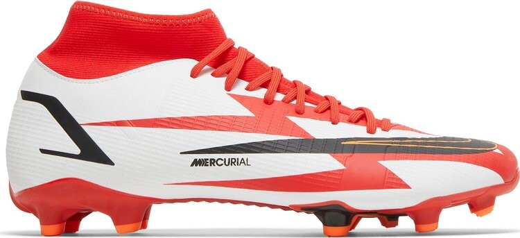 Бутсы Nike Mercurial Superfly 8 Academy CR7 MG 'Chile Red', красный — фото 2