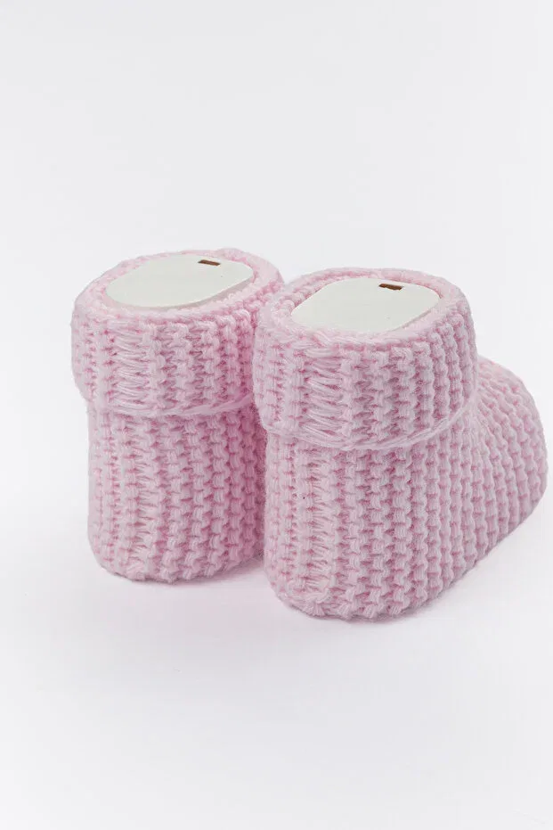 Детские пинетки для новорожденных трикотажные Lui Baby, Pink — фото 2