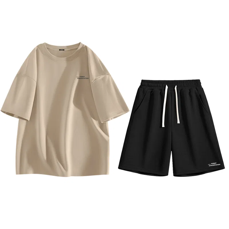 Детский комплект спортивной одежды Minimalist Style MINISO, Khaki Black