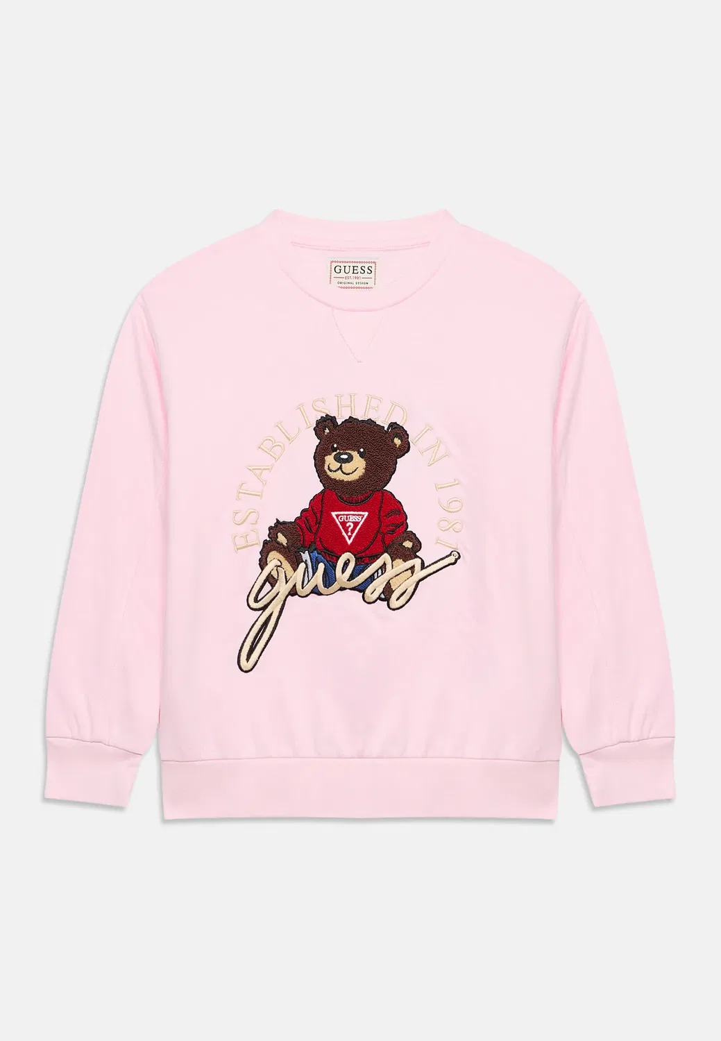 Детская спортивная толстовка унисекс Guess, Cotton Candy Pink