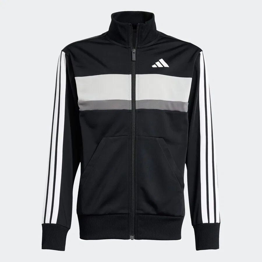Спортивный костюм ADIDAS SPORTSWEAR 'Seasonal Essentials Tiberio' черного цвета — фото 4