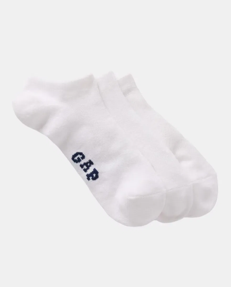 Детские носки без следов для мальчиков набор из 3 пар Gap, Blanco
