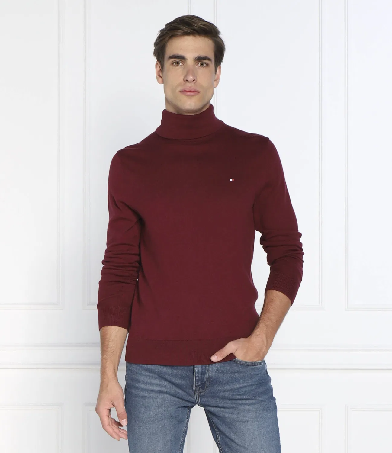 Водолазка Tommy Hilfiger, Bordeaux