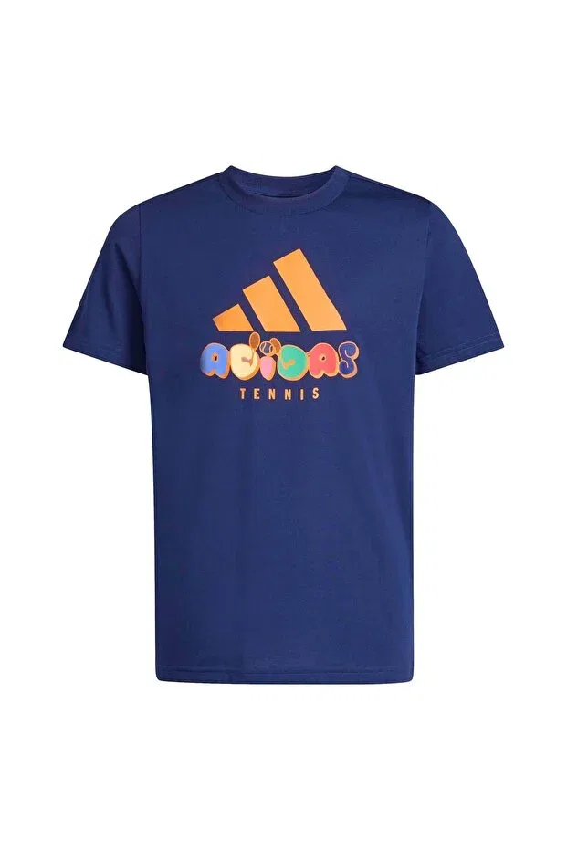 Женская футболка поло с принтом Adidas, Navy Blue