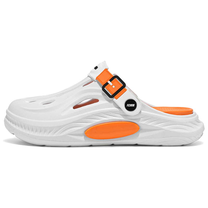 

FCMM Клоги унисекс бело-оранжевые, цвет White Orange