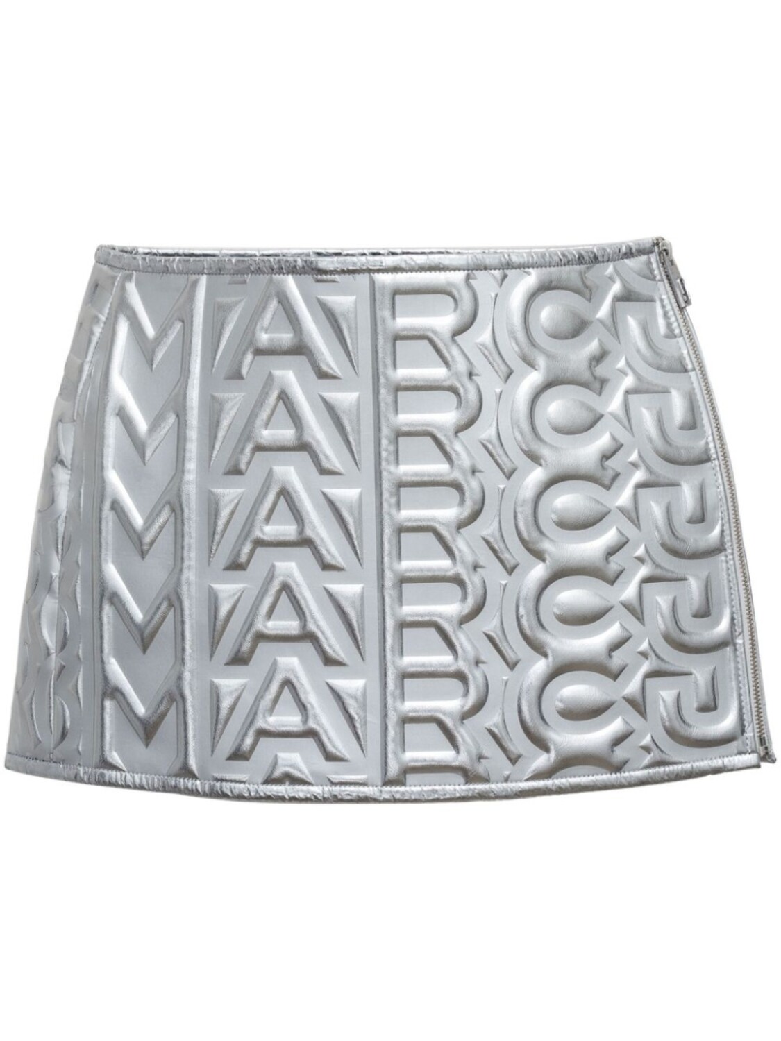 

Marc Jacobs кожаная мини-юбка Puffy, серебристый