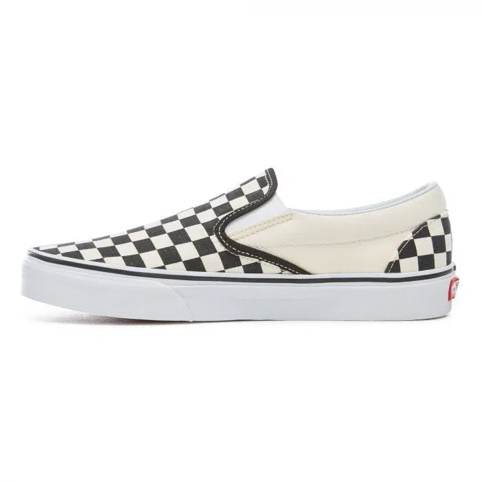 Кроссовки Vans Classic VEYEBWW Sneaker 16 Black White Checkerboard Slip-On Skate Shoes — фото 3