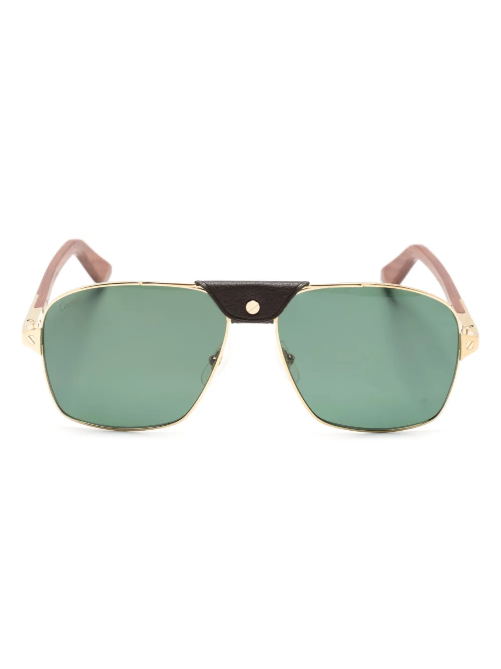

Солнцезащитные очки-пилоты Cartier Eyewear, золотой
