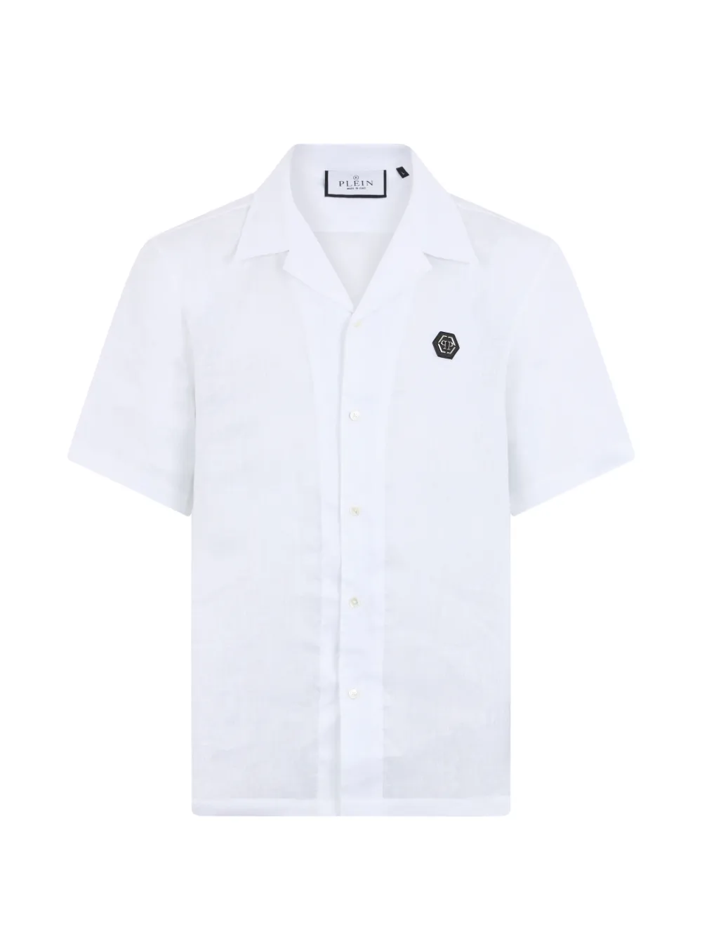 

Рубашка с короткими рукавами и логотипом Philipp Plein, белый
