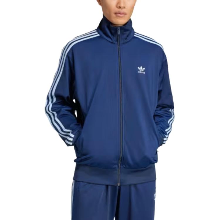Adidas Originals Куртка Adidas Adicolor Classics Firebird, Midnight Indigo/Sky Blue — фото 4